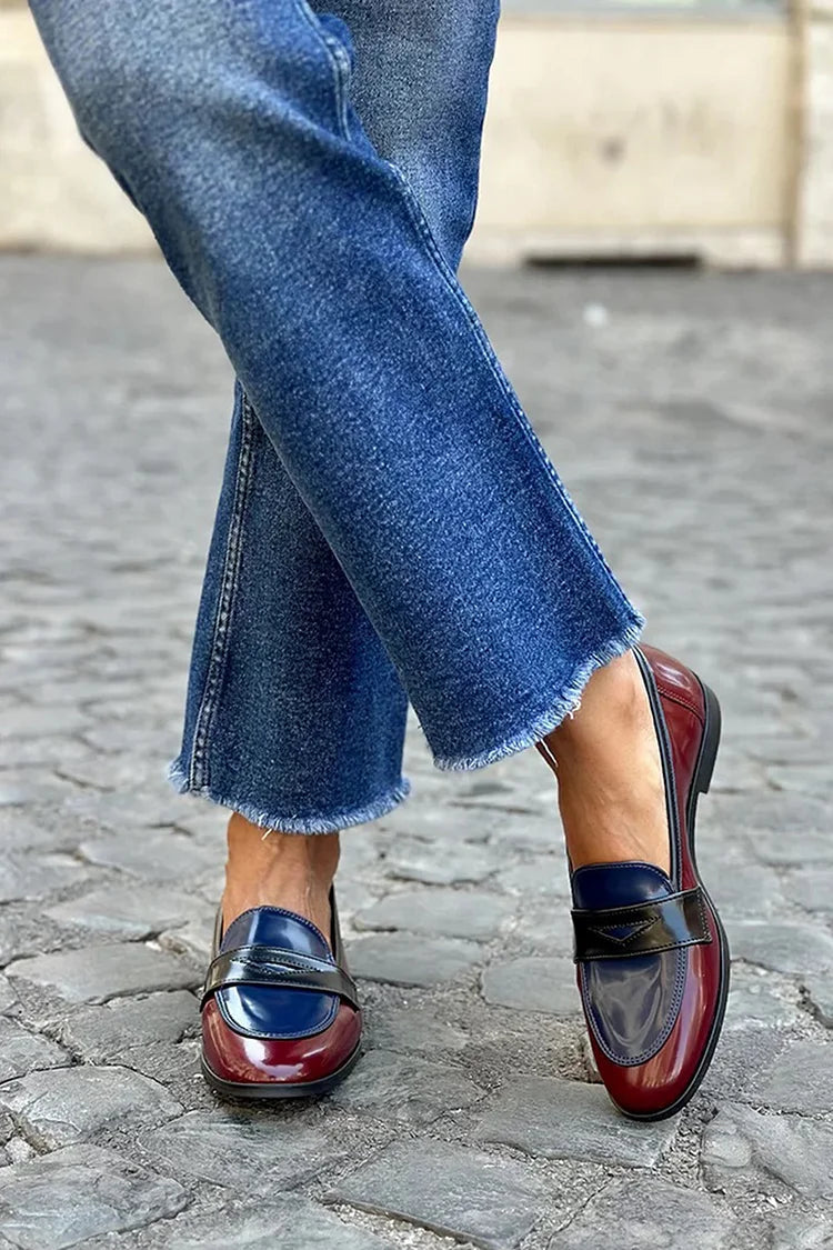 Polished Tricolore Loafer