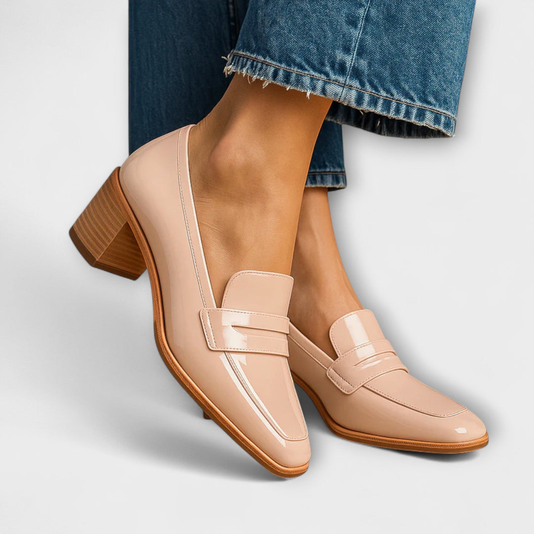 Elaine Glossy Loafers