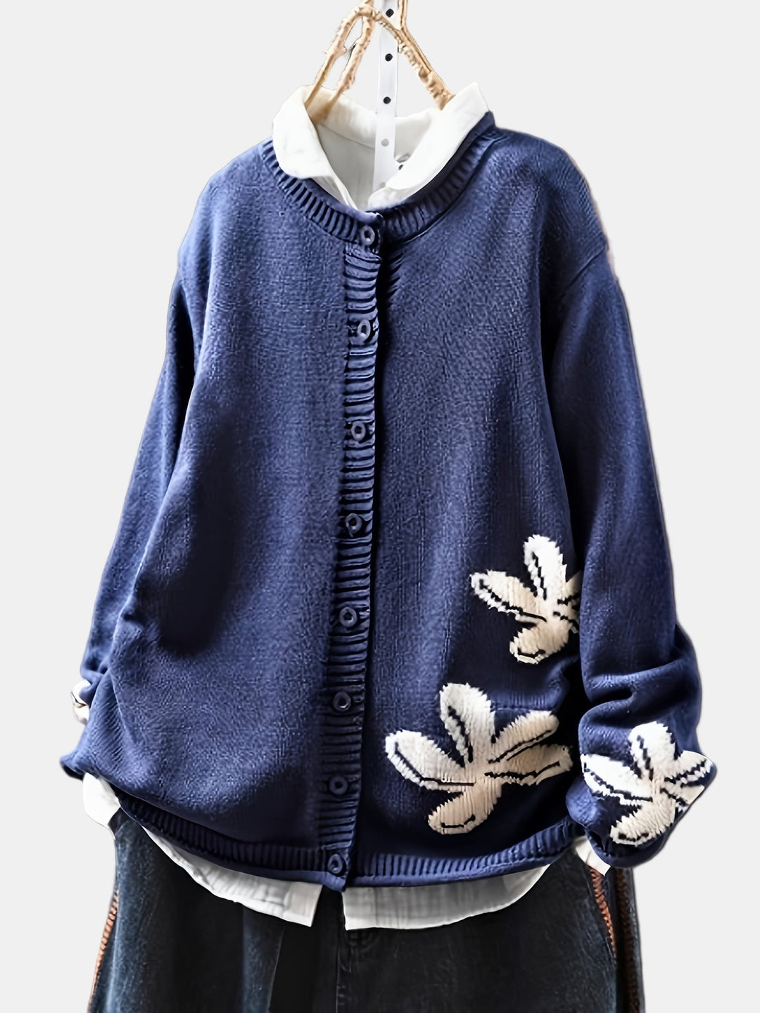 Thalia Blooming Knit Cardigan