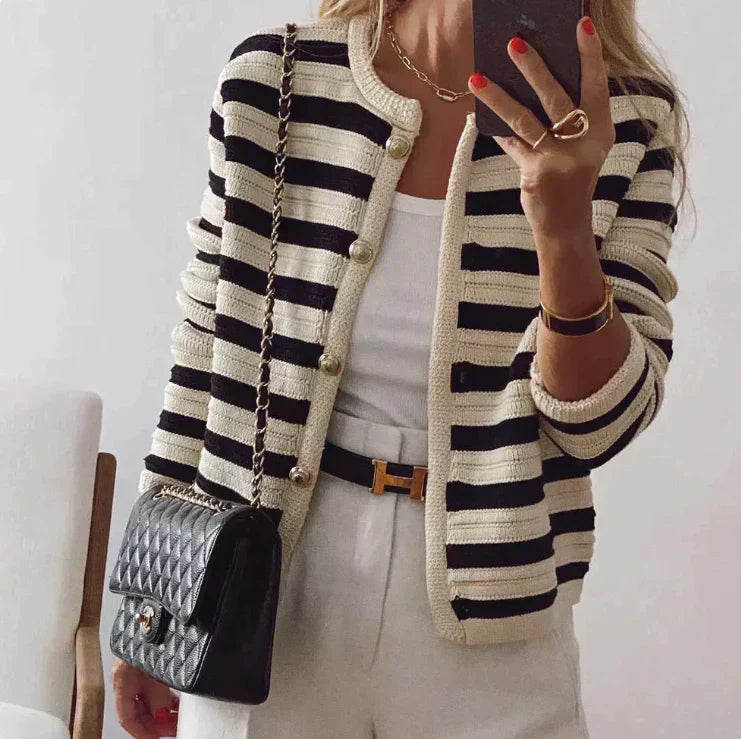 Eileen Striped Cardigan