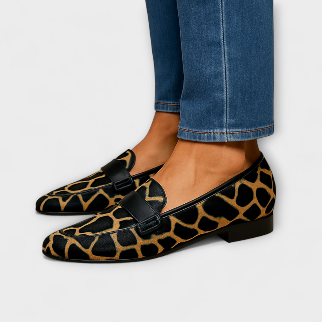 Wale Leopard Print Loafer