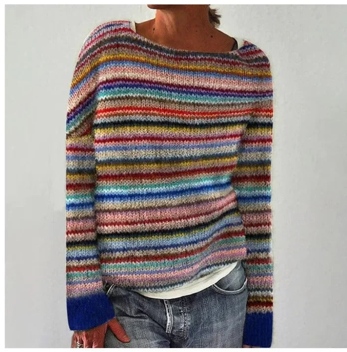 Brigitte Chic Print Sweater