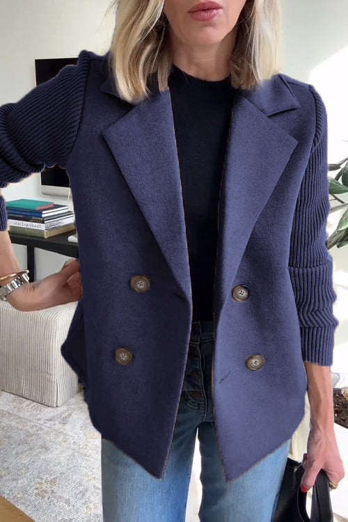 Alesia Casual Button-Front Blazer