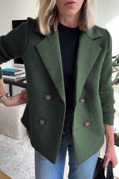 Alesia Casual Button-Front Blazer