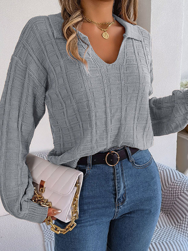 Carlee Vibrant Knit Pullover Sweater
