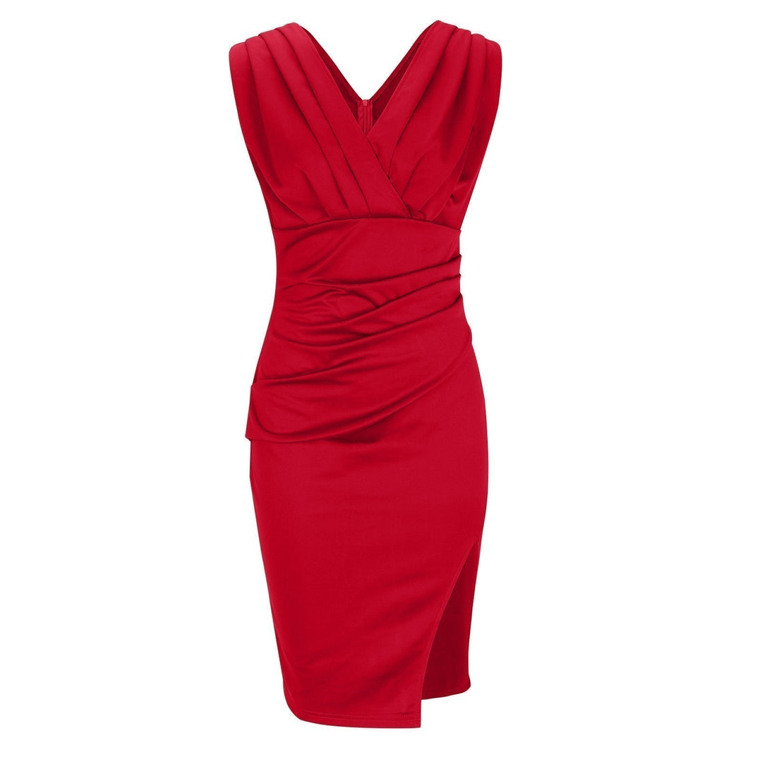 BRENDA | CHIC V-NECK ELEGANT DRESS