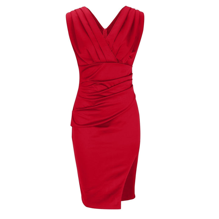 BRENDA | CHIC V-NECK ELEGANT DRESS