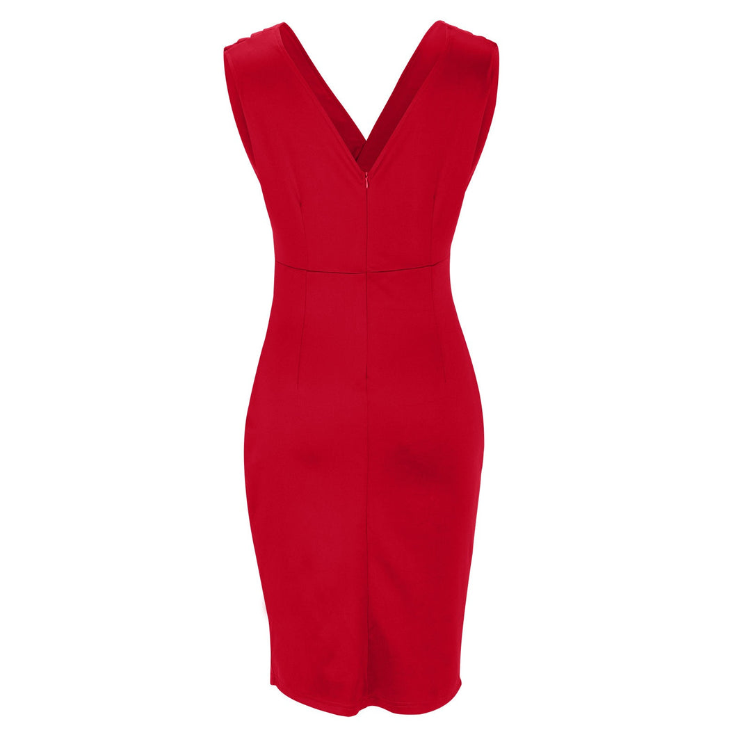 BRENDA | CHIC V-NECK ELEGANT DRESS