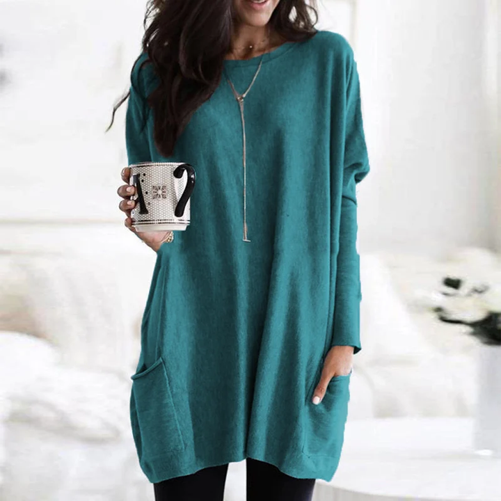 Carmen Pocketed Casual Top