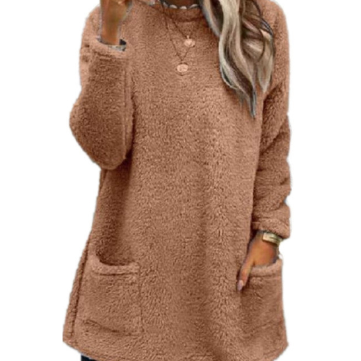 Lucy Long Fleece Pullover Sweater