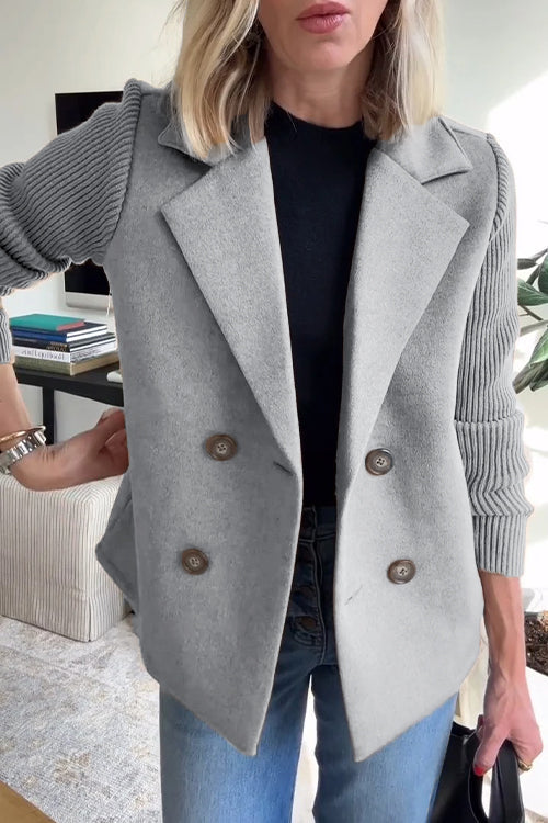 Alesia Casual Button-Front Blazer
