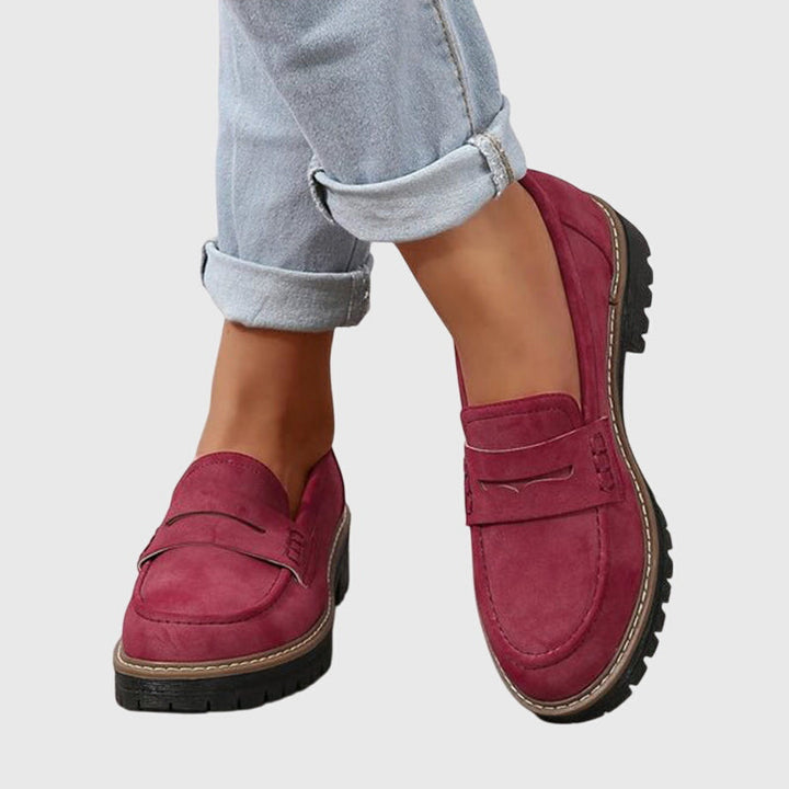 Melania Classic Suede Loafers