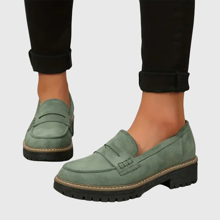 Melania Classic Suede Loafers