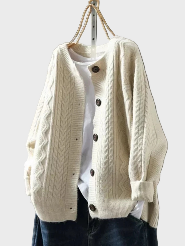 Solene Knitted Cable Cardigan