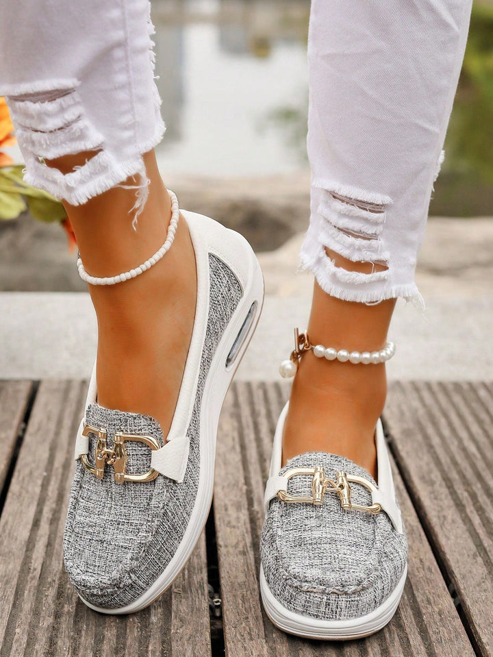 Elly - Stylish Buckle Loafers