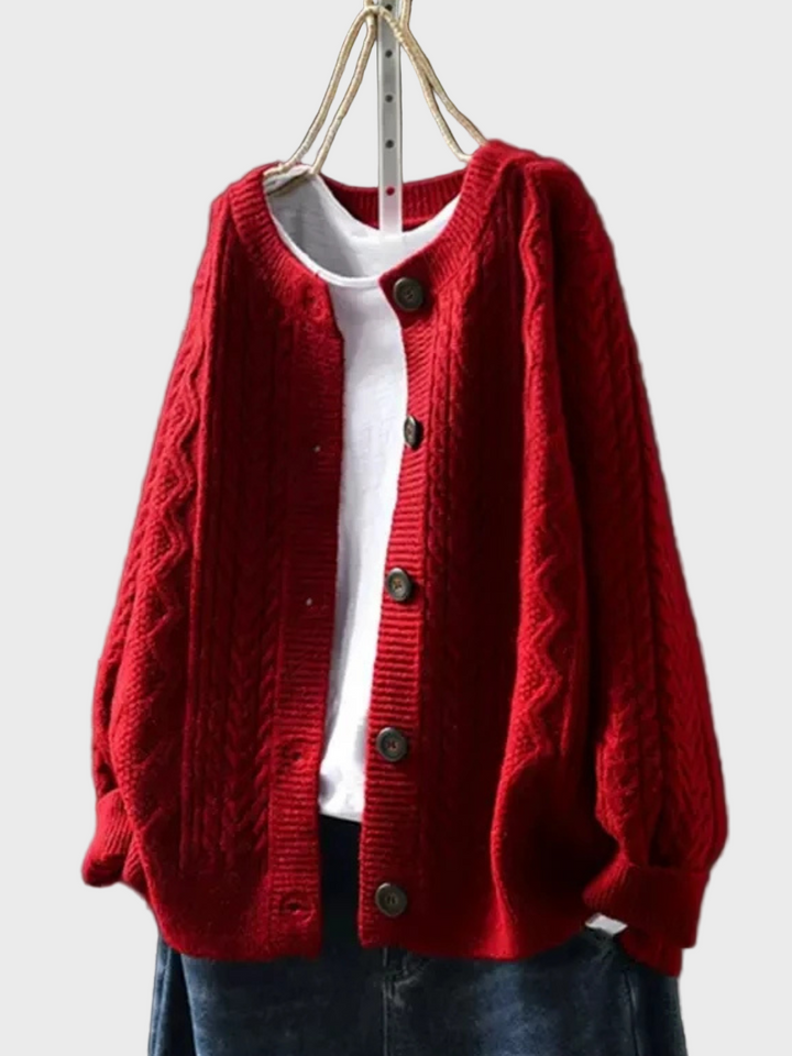 Solene Knitted Cable Cardigan