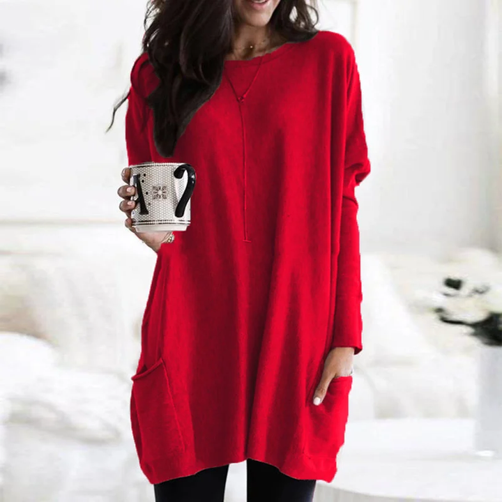 Carmen Pocketed Casual Top