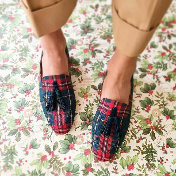 Scottish Chic Fringed Loafer