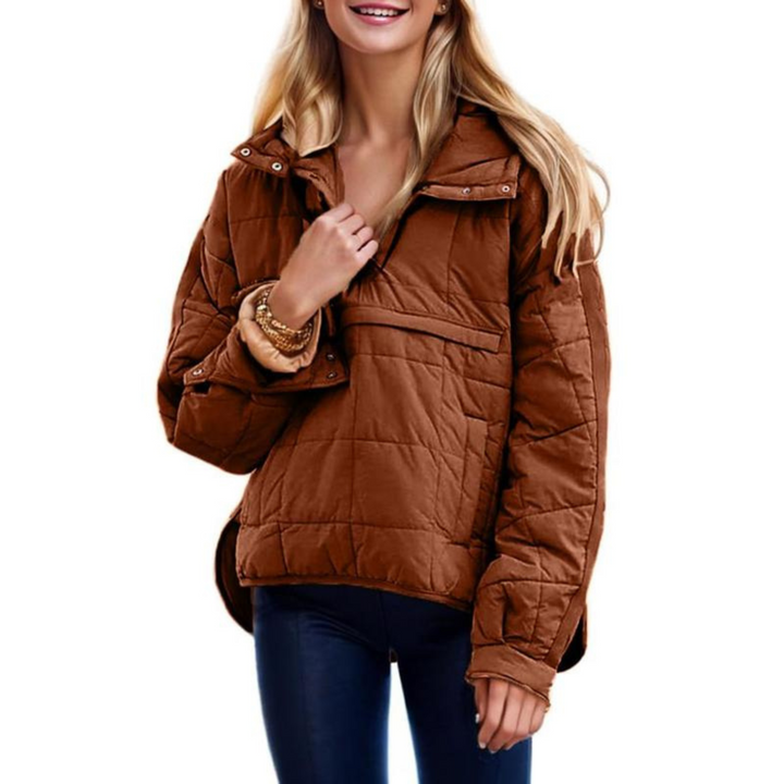 Joy Oversized Hooded Pullover Jacket