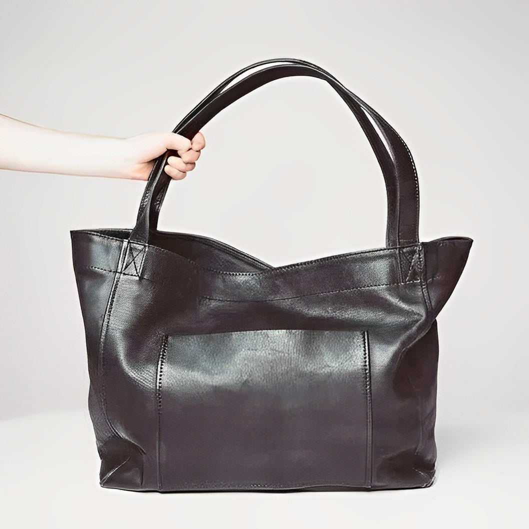 Elara Vintage Leather Satchel