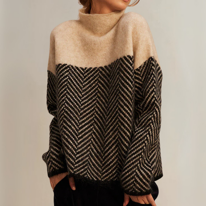 Norah Cozy Cotton Turtleneck Knit