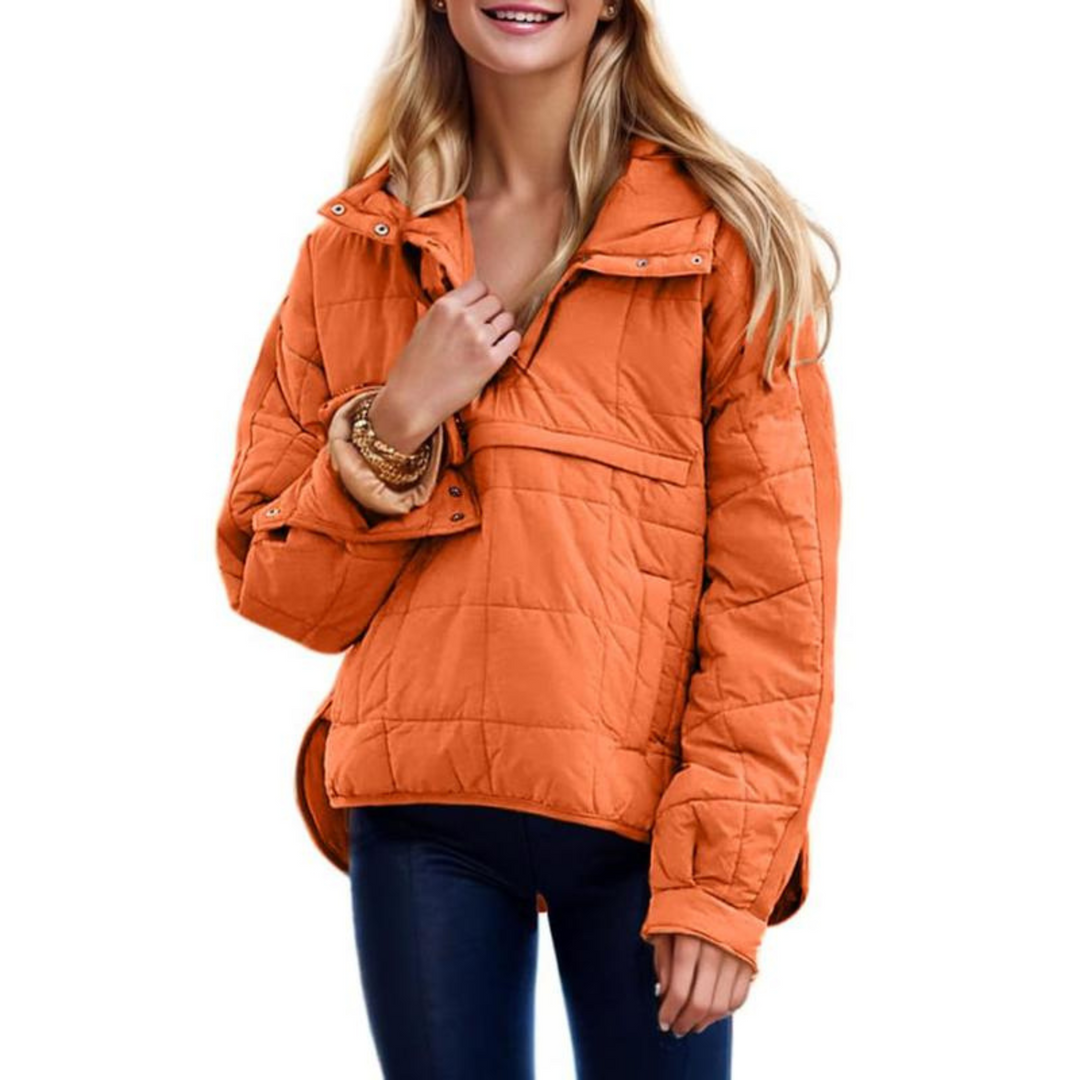 Joy Oversized Hooded Pullover Jacket