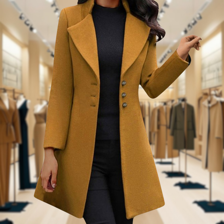 Bianchi Slim-Fit Long-Sleeve Coat