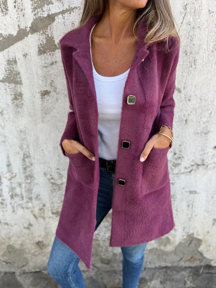 ISABELA | ELEGANT SINGLE-BREASTED COAT