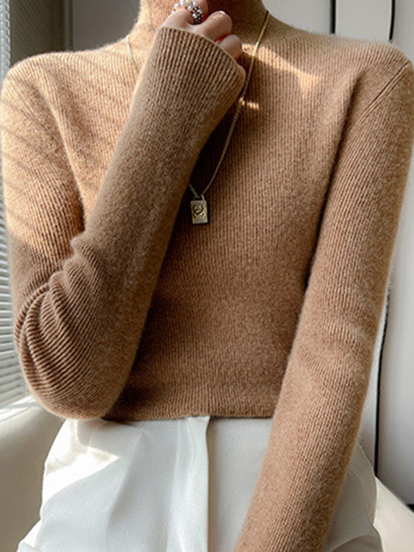 Adriana Soft-Knit Turtleneck Sweater