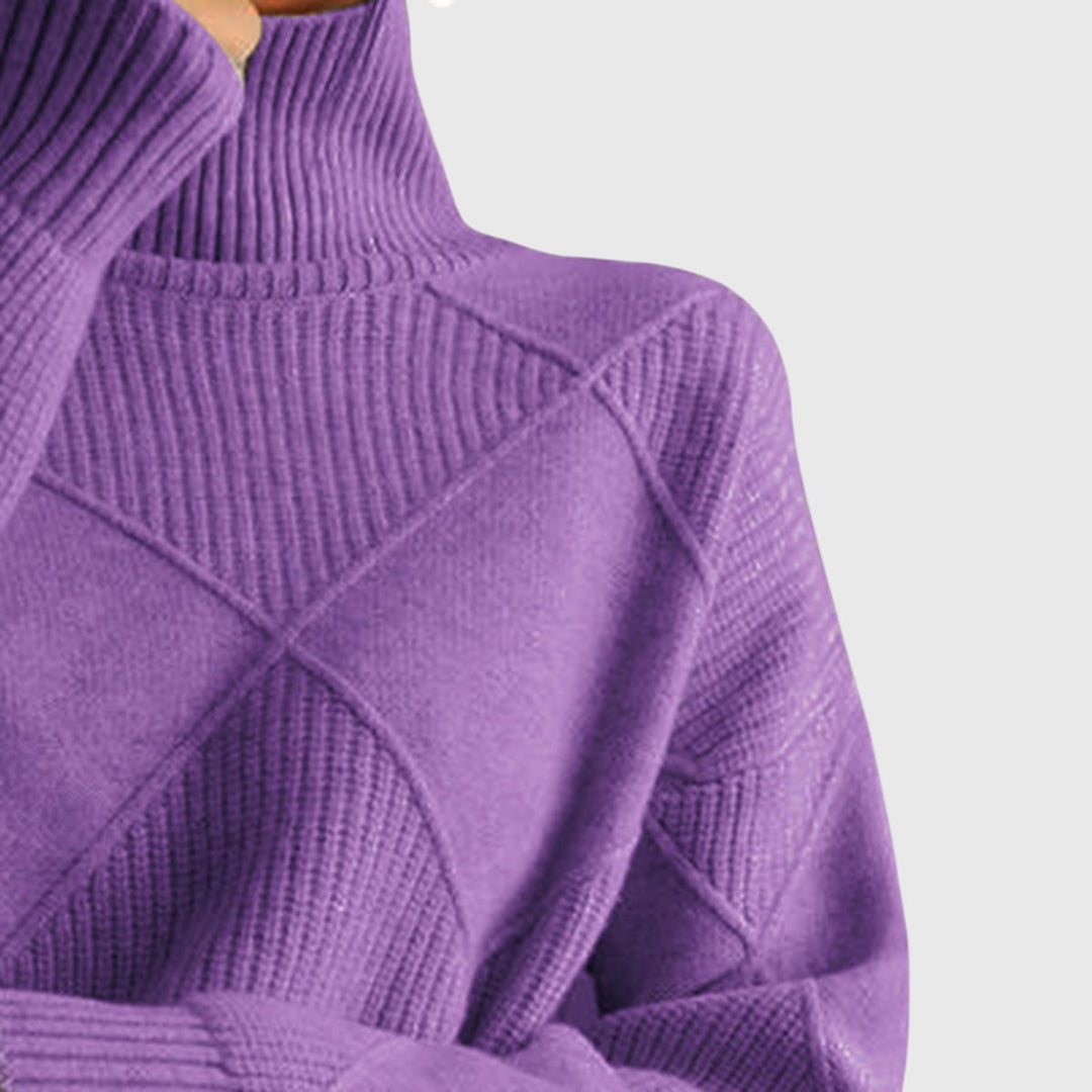 Angela™ - Cozy Turtleneck Knit