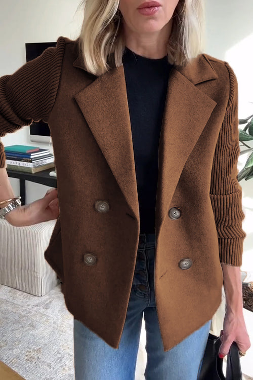 Alesia Casual Button-Front Blazer