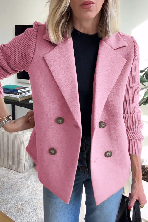 Alesia Casual Button-Front Blazer