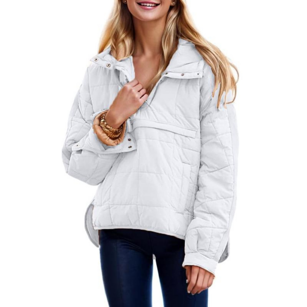 Joy Oversized Hooded Pullover Jacket