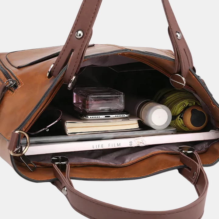 Gail Vintage Leather Crossbody Bag