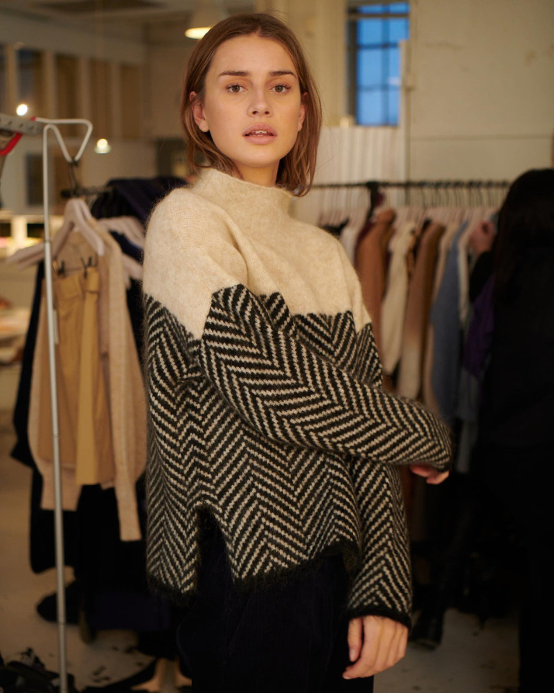Norah Cozy Cotton Turtleneck Knit