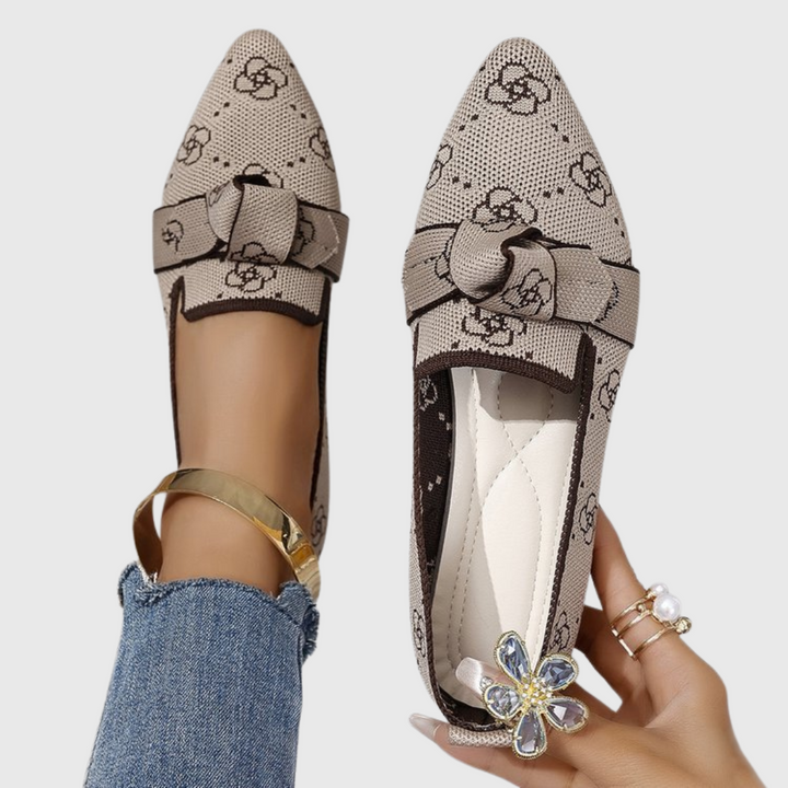 Marigold Cozy Floral Loafers