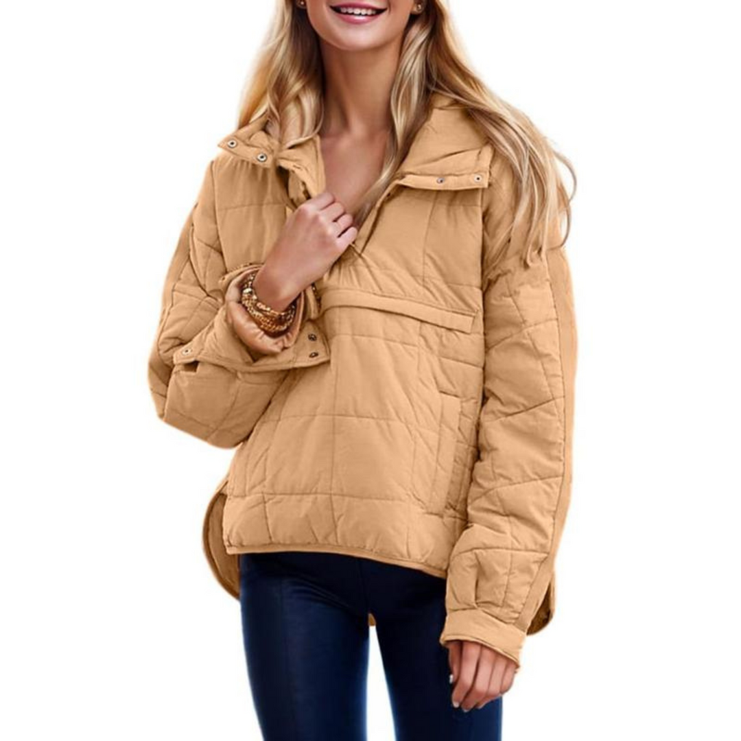 Joy Oversized Hooded Pullover Jacket