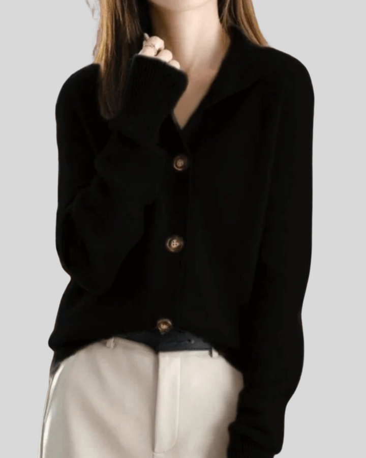 Claire Vintage-Inspired Cashmere Cardigan