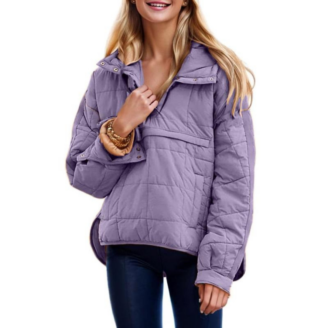 Joy Oversized Hooded Pullover Jacket