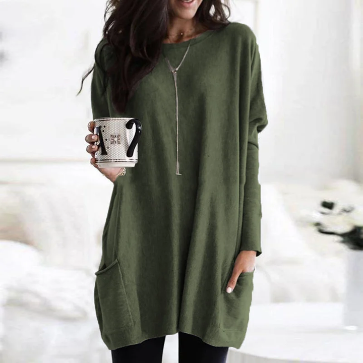 Carmen Pocketed Casual Top