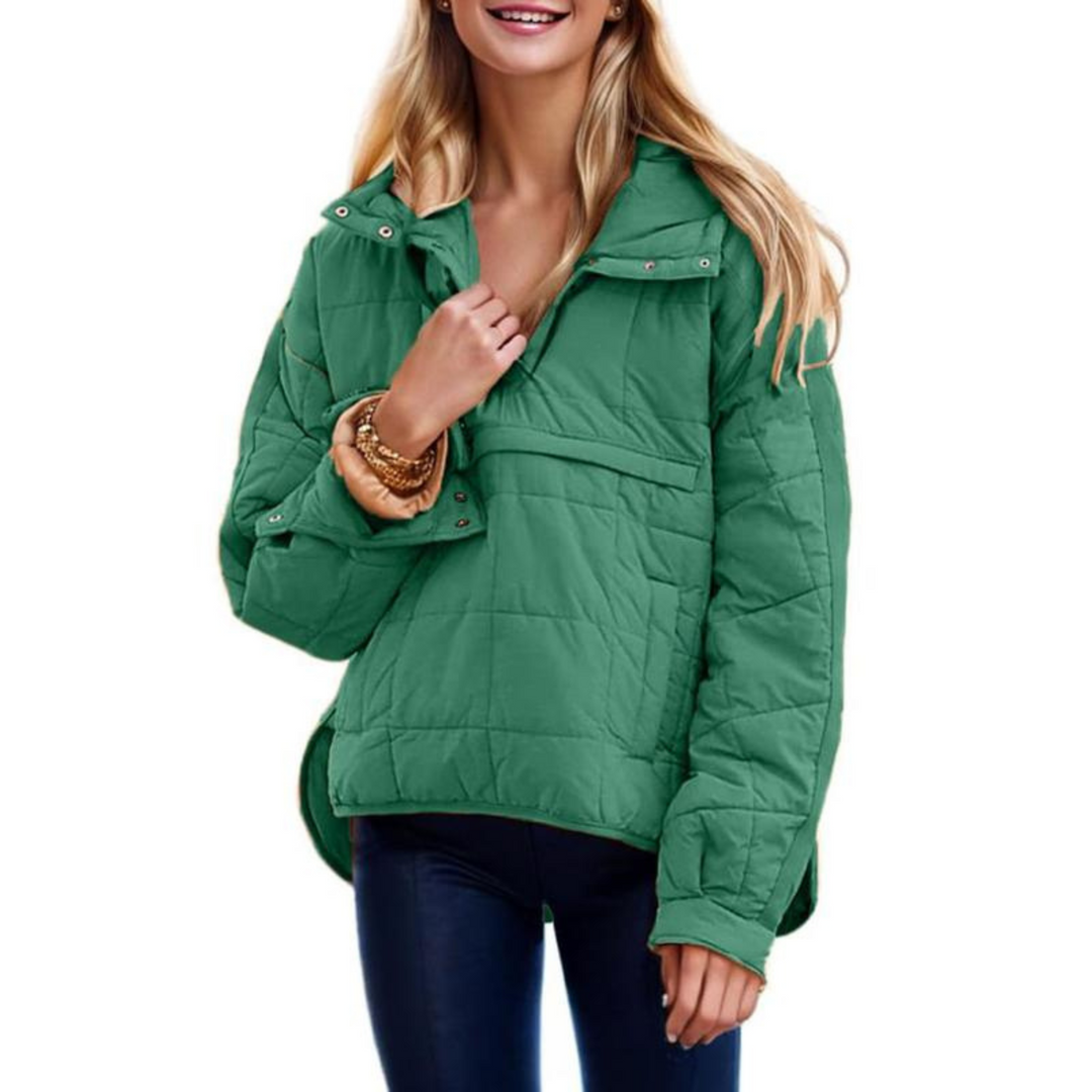 Joy Oversized Hooded Pullover Jacket