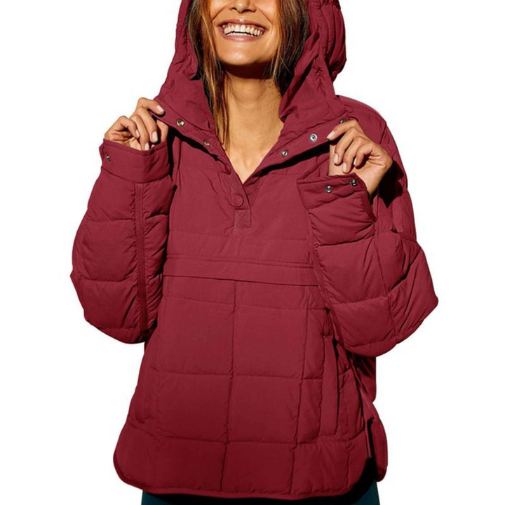 Joy Oversized Hooded Pullover Jacket