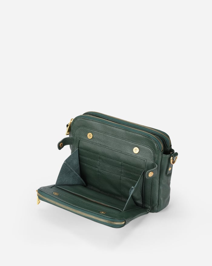 Jennie Chic Triple-Layer Crossbody Bag
