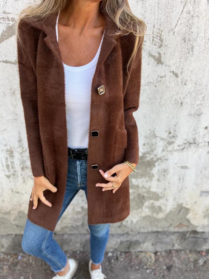 ISABELA | ELEGANT SINGLE-BREASTED COAT