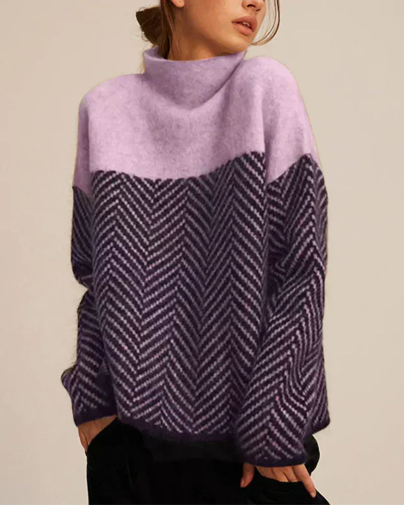 Norah Cozy Cotton Turtleneck Knit