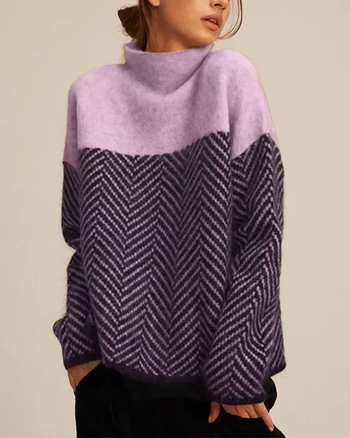 Norah Cozy Cotton Turtleneck Knit