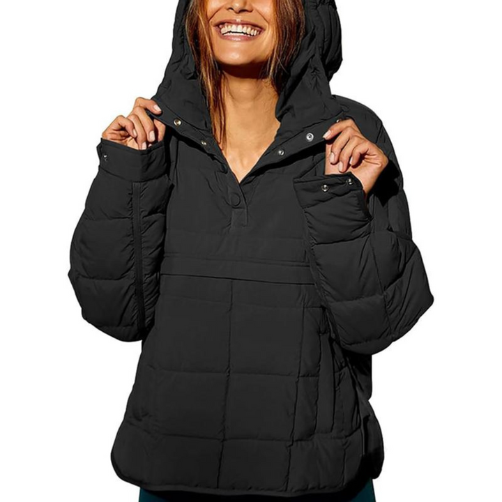 Joy Oversized Hooded Pullover Jacket