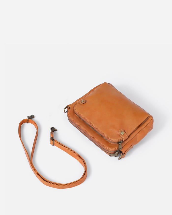 Jennie Chic Triple-Layer Crossbody Bag