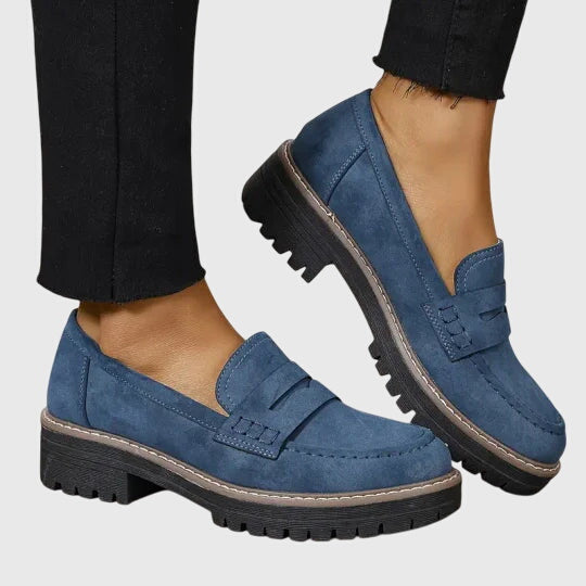 Melania Classic Suede Loafers