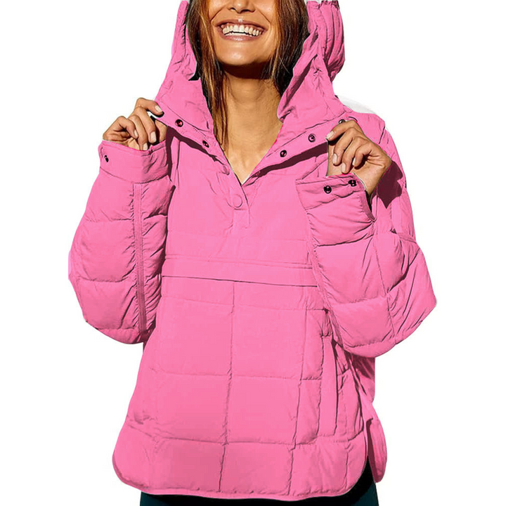 Joy Oversized Hooded Pullover Jacket